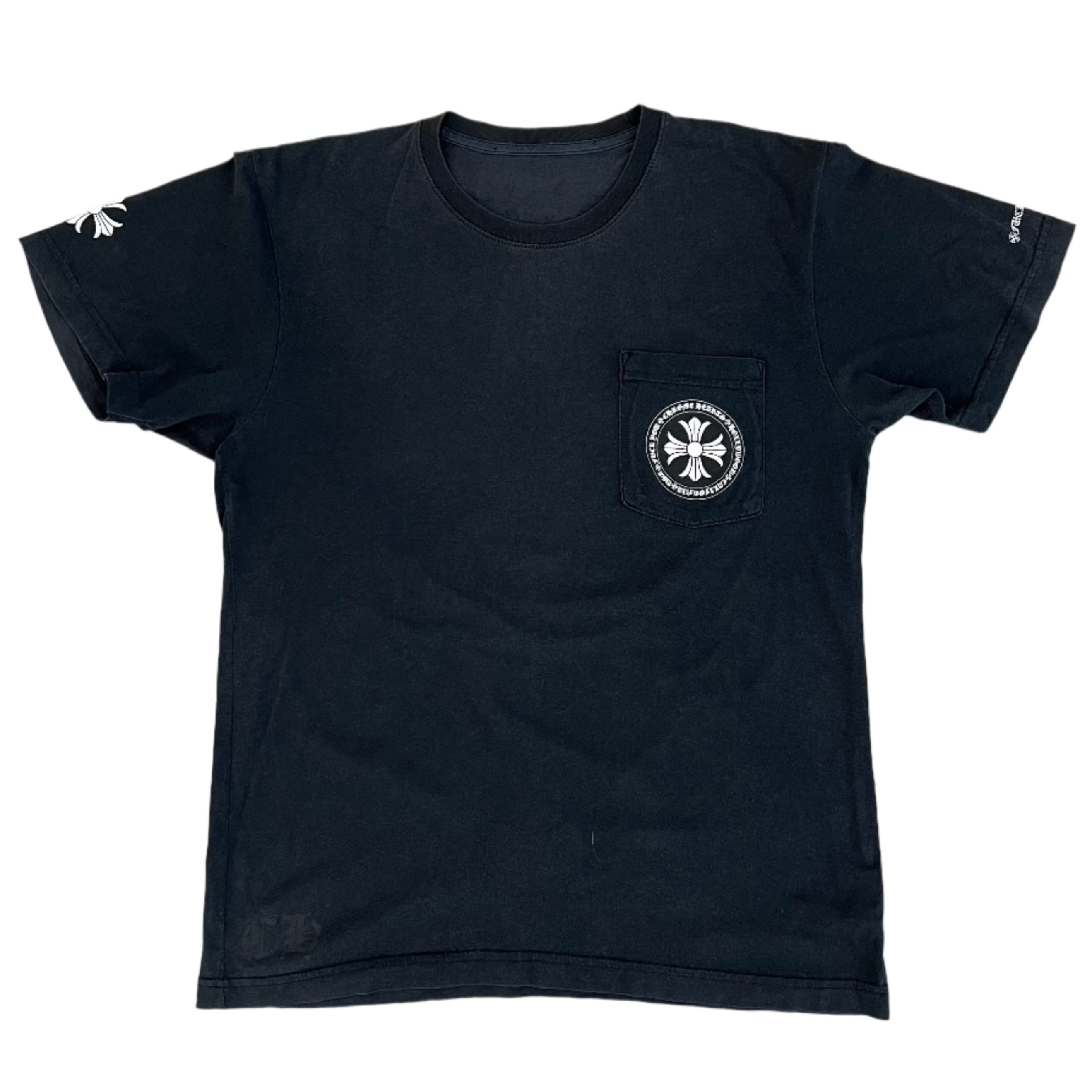 Chrome Hearts Black Seal-Stamp Cross Tee (PREOWNED)