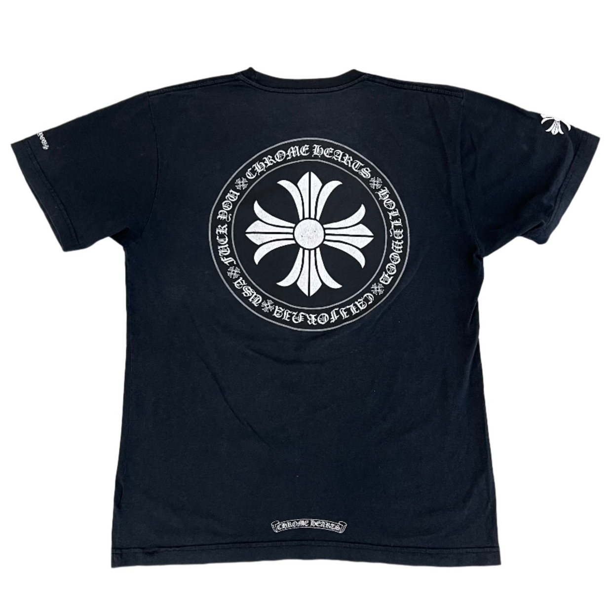 Chrome Hearts Black Seal-Stamp Cross Tee (PREOWNED)