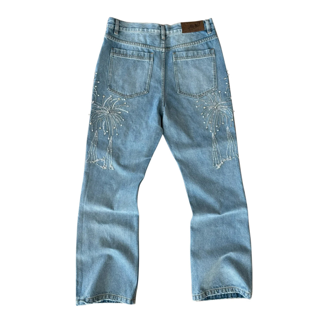 Birth Of Royal Child Firework Washed Jeans