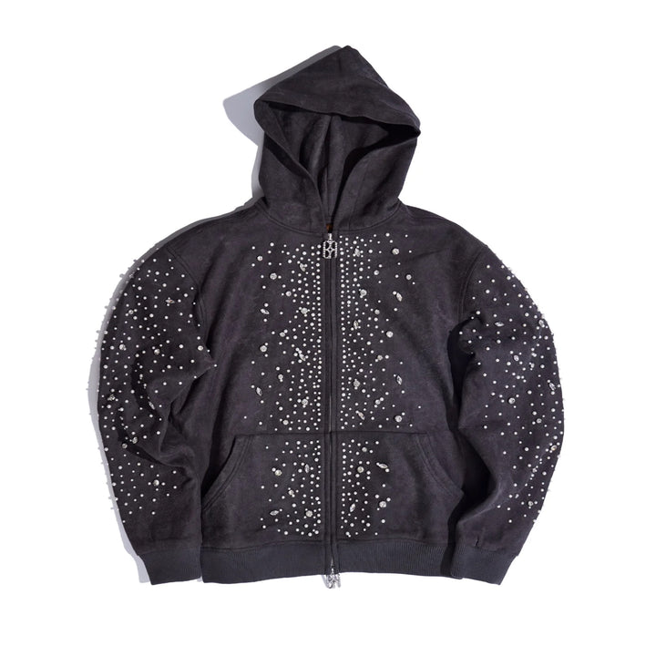 Birth Of Royal Child Cashew Blossom Grey Hoodie