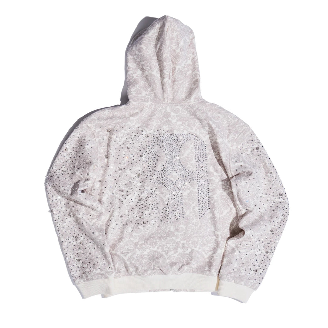 Birth Of Royal Child Cashew Blossom White Hoodie