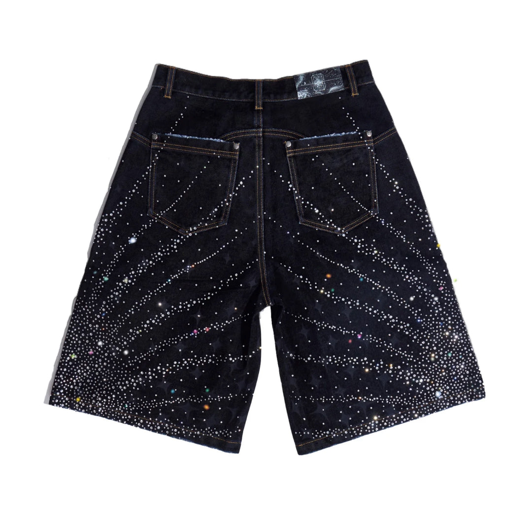 Birth Of Royal Child 20K Starlight Diamond Black Shorts