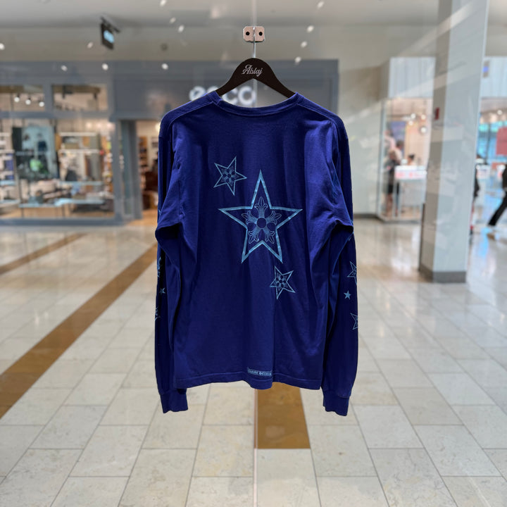 Chrome Hearts Star L/S Tee Blue (PREOWNED)