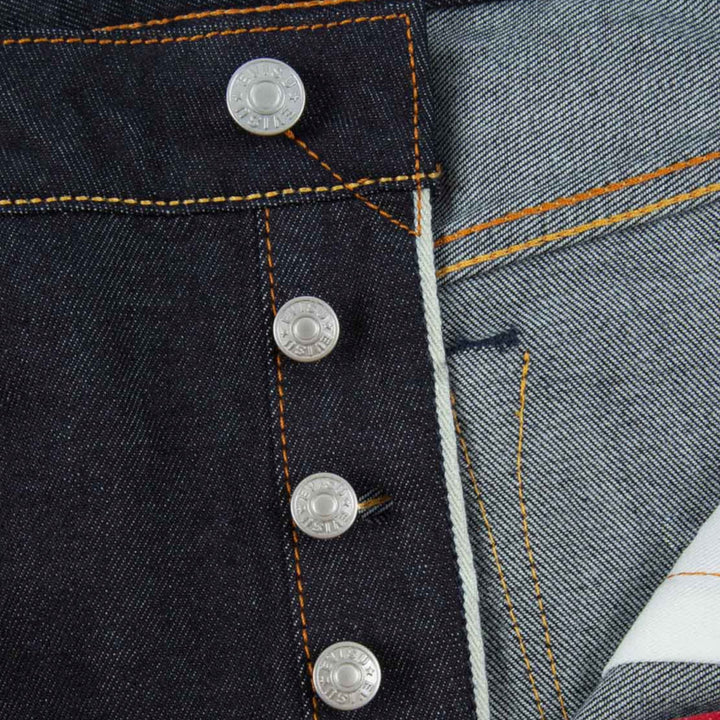 Evisu Daicock Print Yellow Navy Jeans