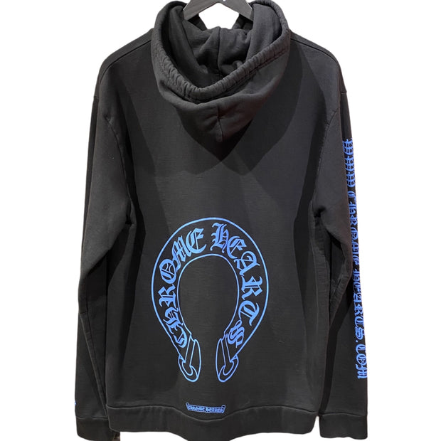 Chrome Hearts Online Exclusive Hoodie Black/Blue (PREOWNED)