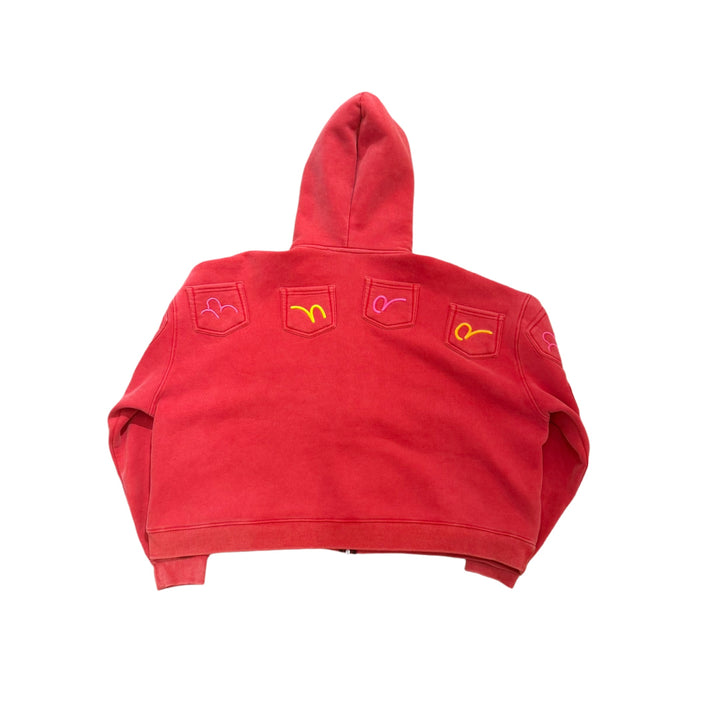 RHDD Lychee Pocket Zip Up Hoodie