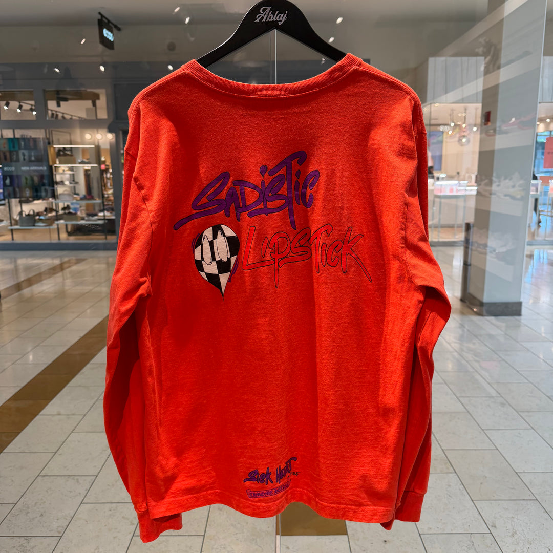 Chrome Hearts Red Matty Spark Boy Longsleeve (PREOWNED)