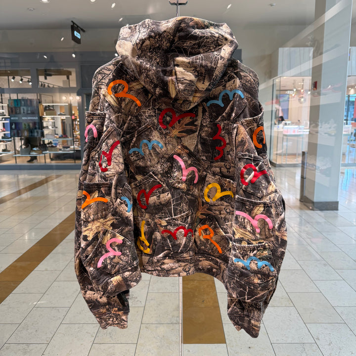 HMDD Multi Pocket Zip Up Hoodie (PREOWNED)