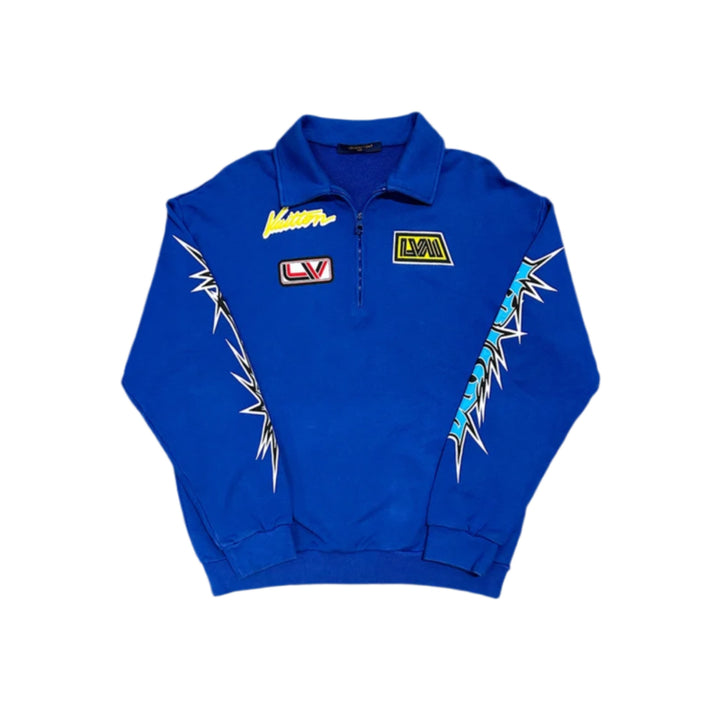 Louis Vuitton Virgil Race Quarter Zip Blue