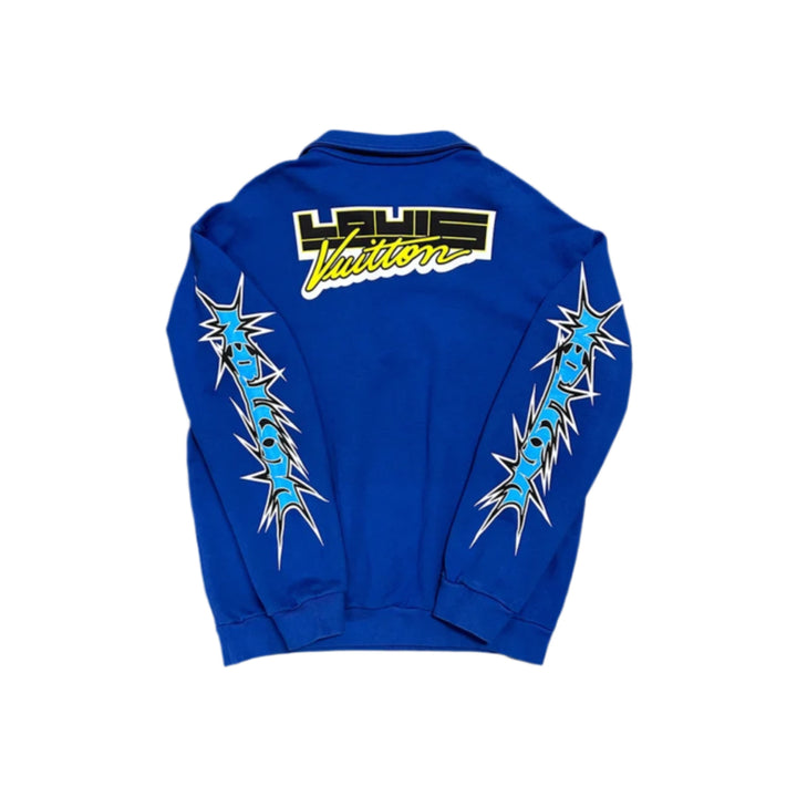 Louis Vuitton Virgil Race Quarter Zip Blue