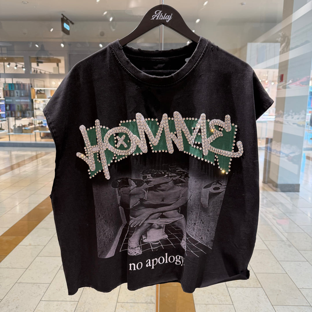 Daven Homme No Apology Cut Off Tee (PREOWNED)