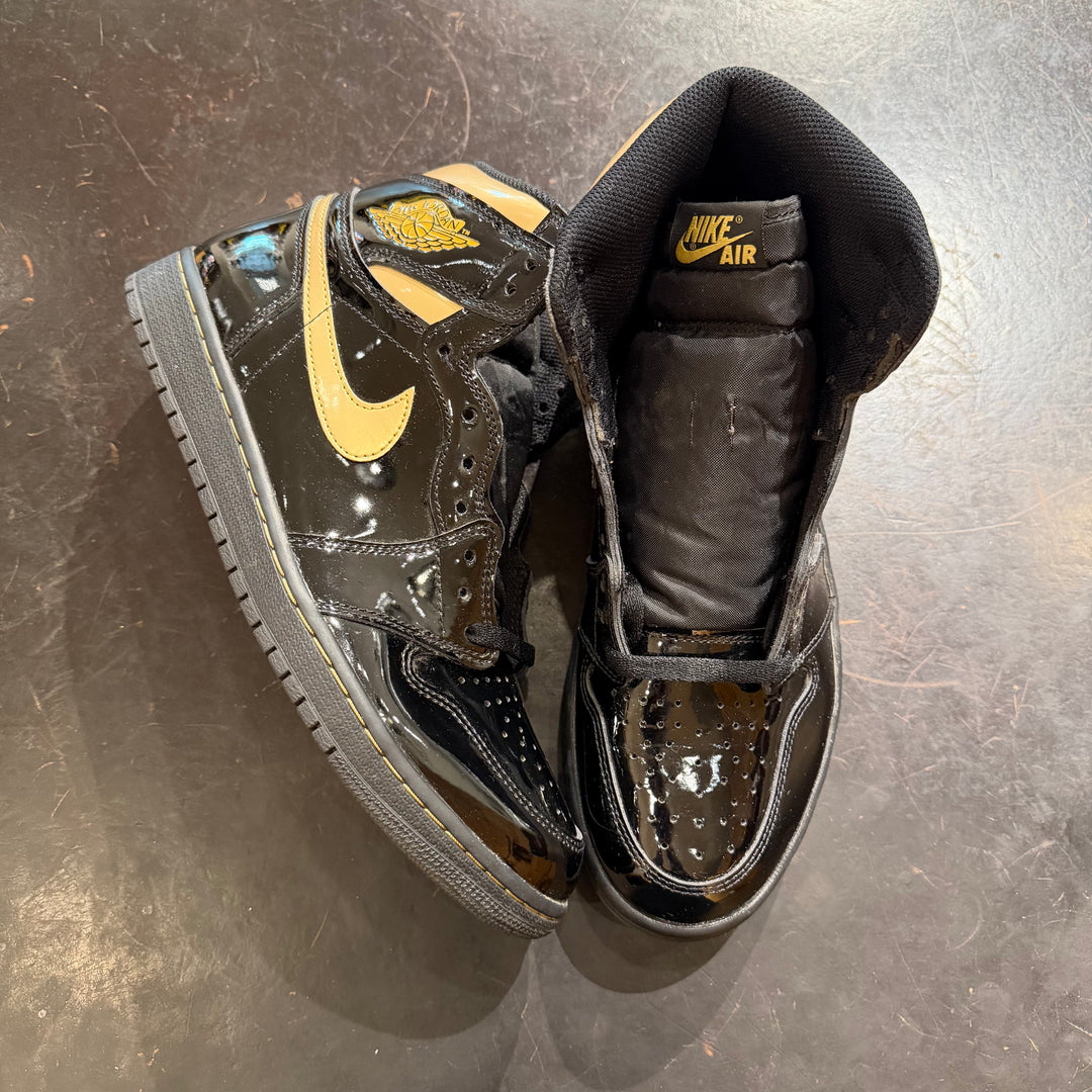 Jordan 1 Retro High Black Metallic Gold (2020) (PREOWNED)