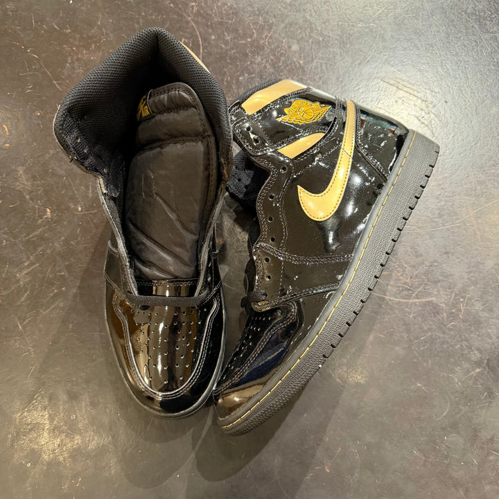 Jordan 1 Retro High Black Metallic Gold (2020) (PREOWNED)