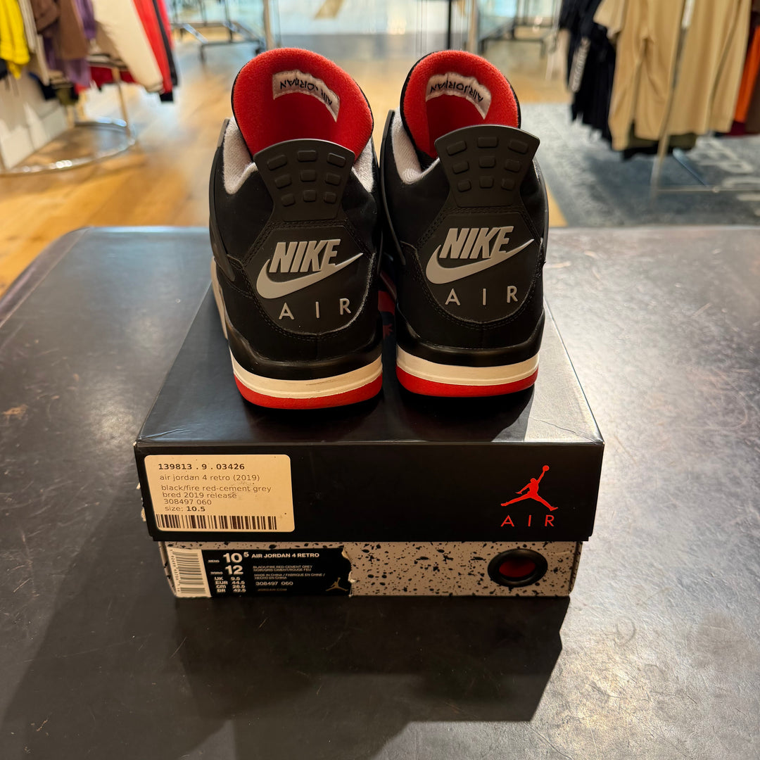 Jordan 4 Retro Bred (2019) (PREOWNED)