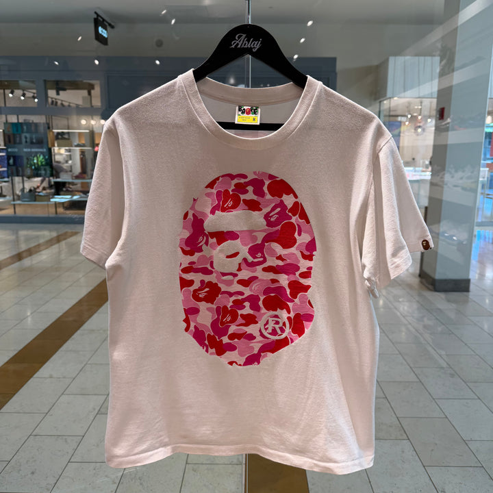 Bape ABC Camo White Big Head Tee (PREOWNED)