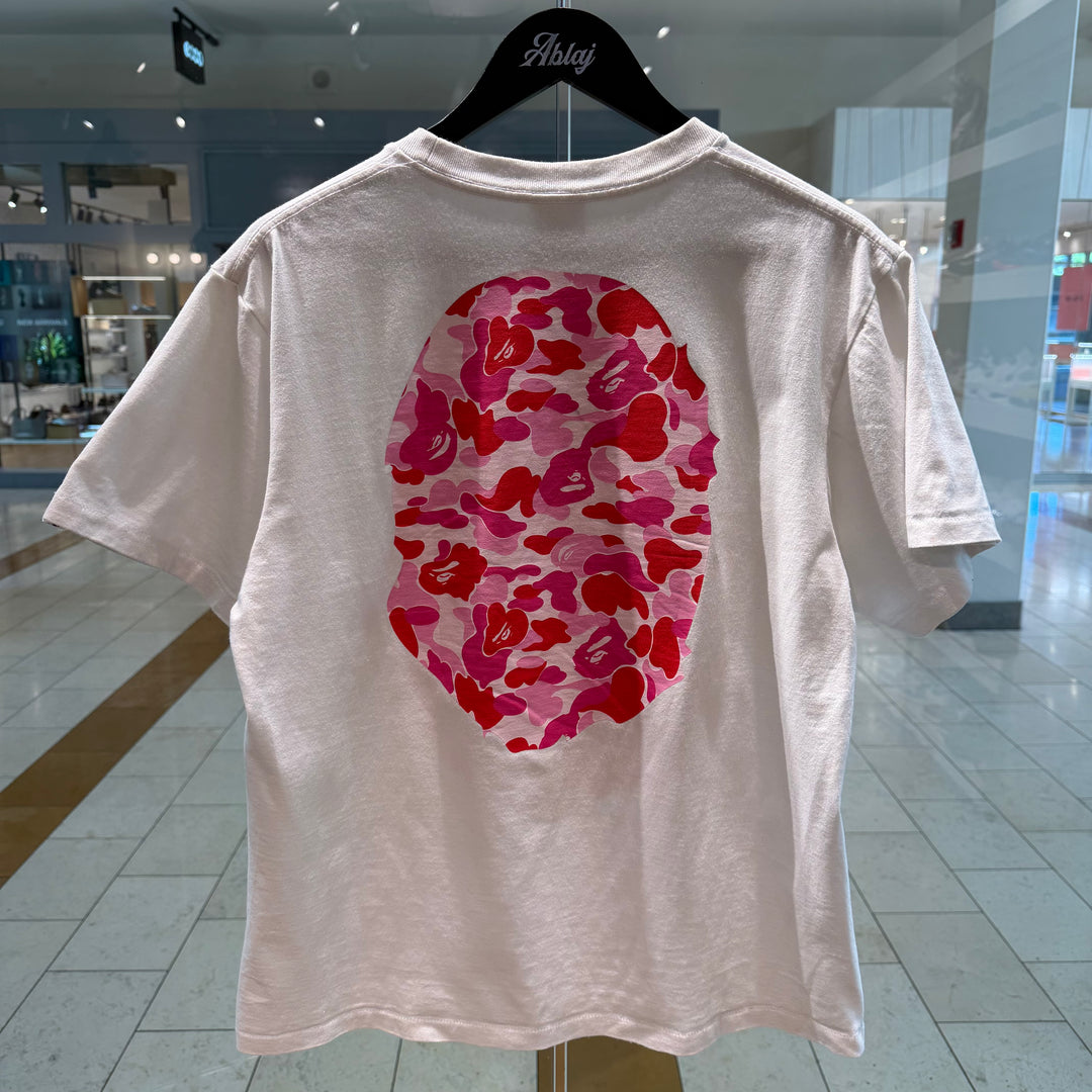 Bape ABC Camo White Big Head Tee (PREOWNED)