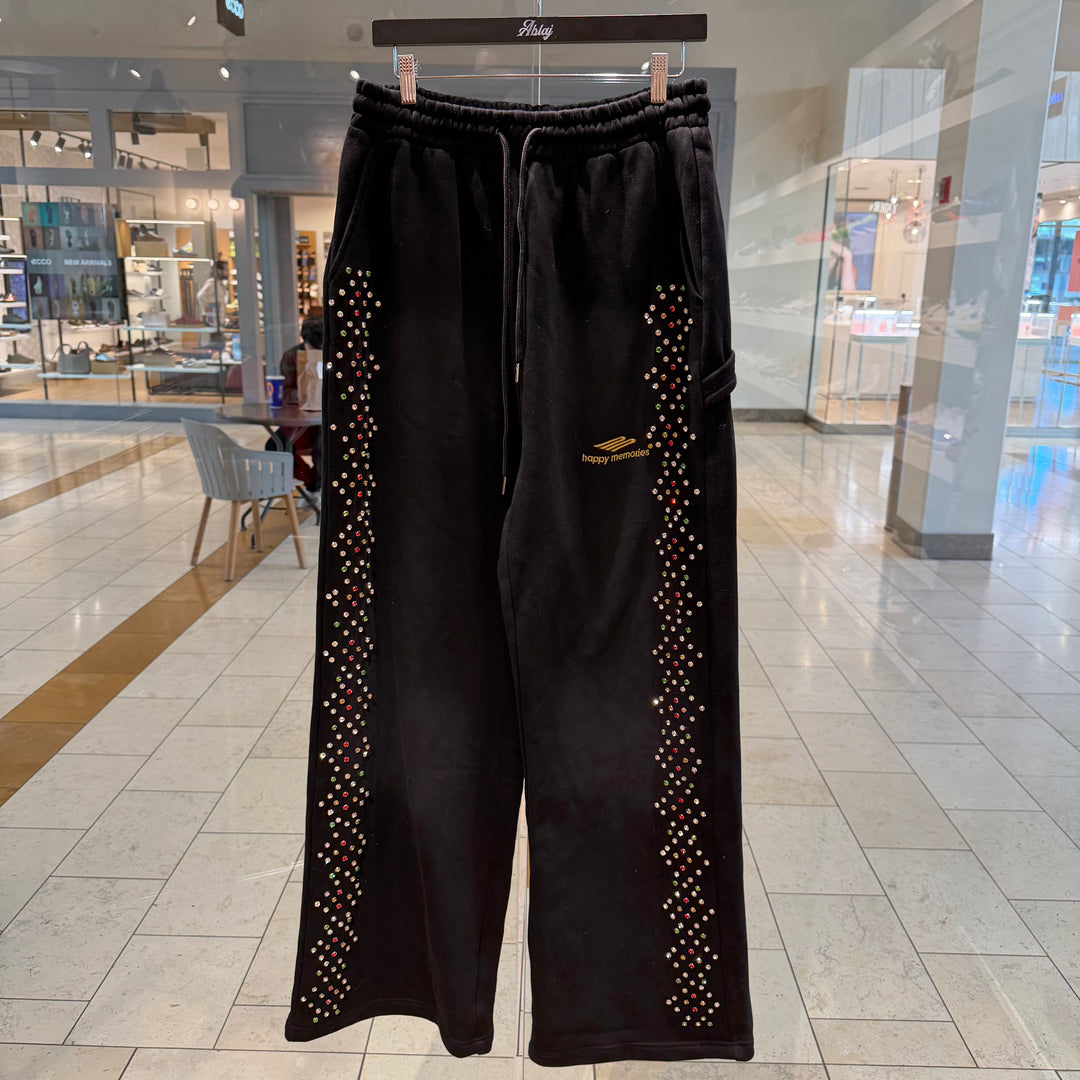 HMDD Black Crystal Sweats (PREOWNED)