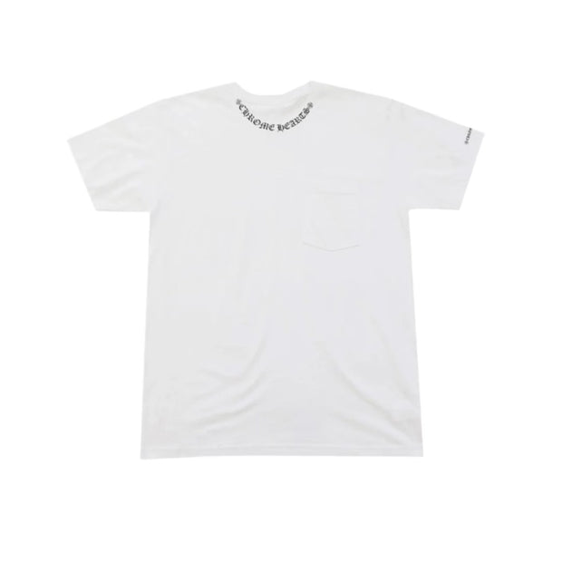 Chrome Hearts Neck Logo Pocket Tee White