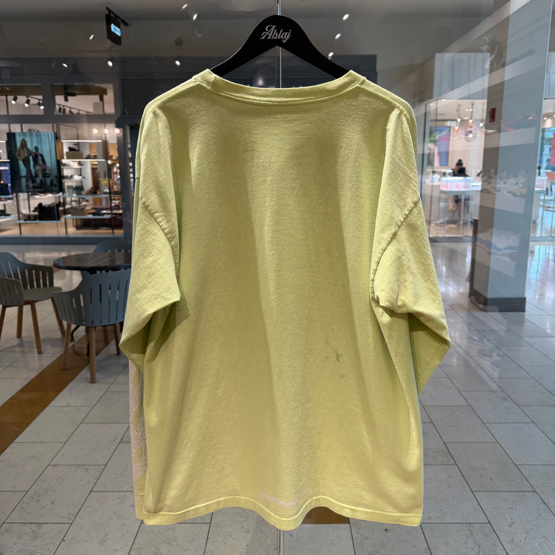 Chrome Hearts Lime Green Flame Longsleeve (PREOWNED)