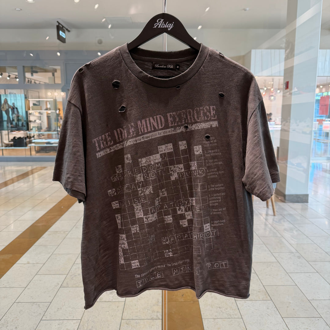 Boredom Kills Scramble Tee (PREOWNED) (CROPPED)