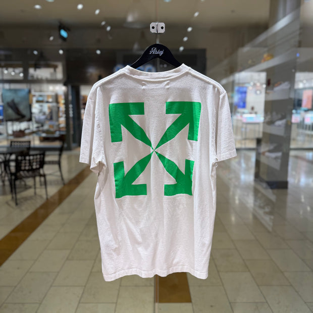 Off White Slim Fit Pascal FOR EVER Painting T-Shirt (PREOWNED)