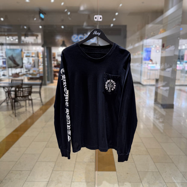 Chrome Hearts Cross Logo Pocket Longsleeve (PREOWNED)