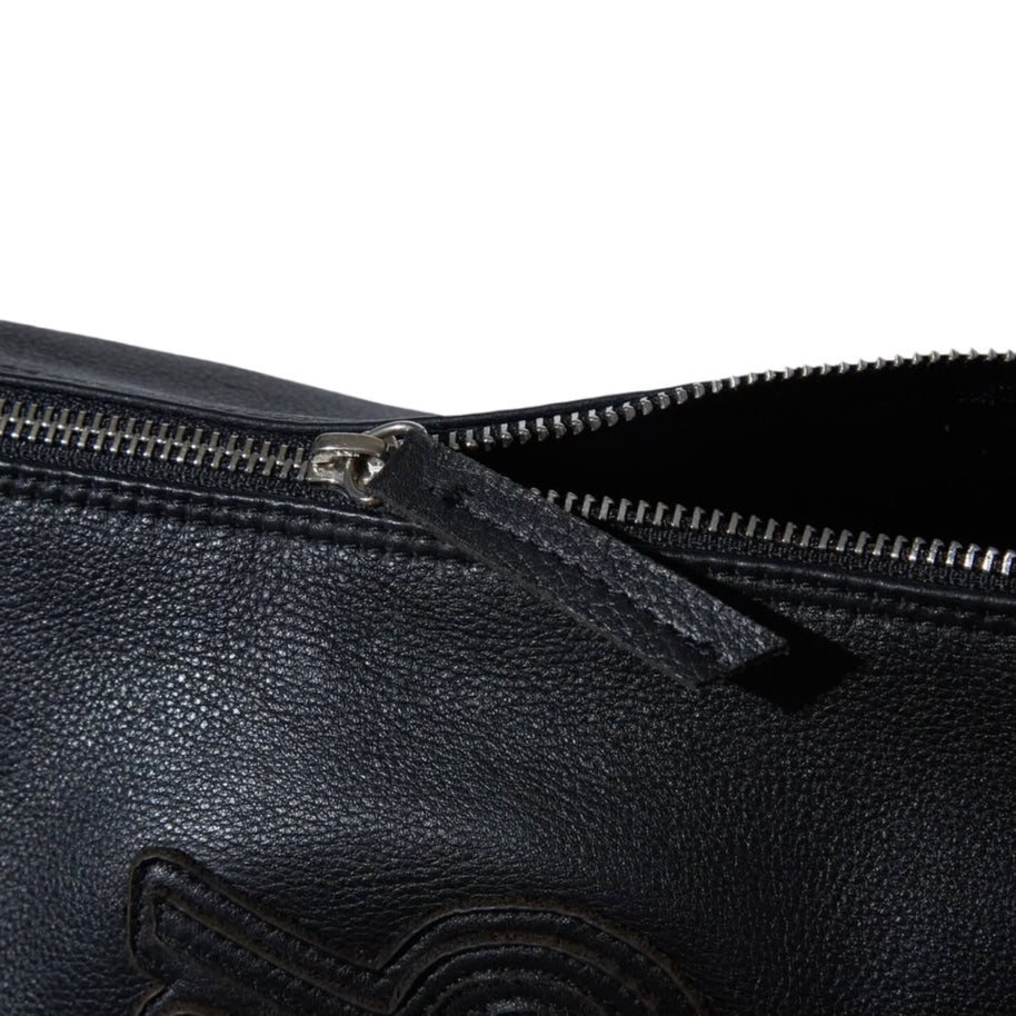 GV Gallery Raspberry Script Leather Shoulder Bag