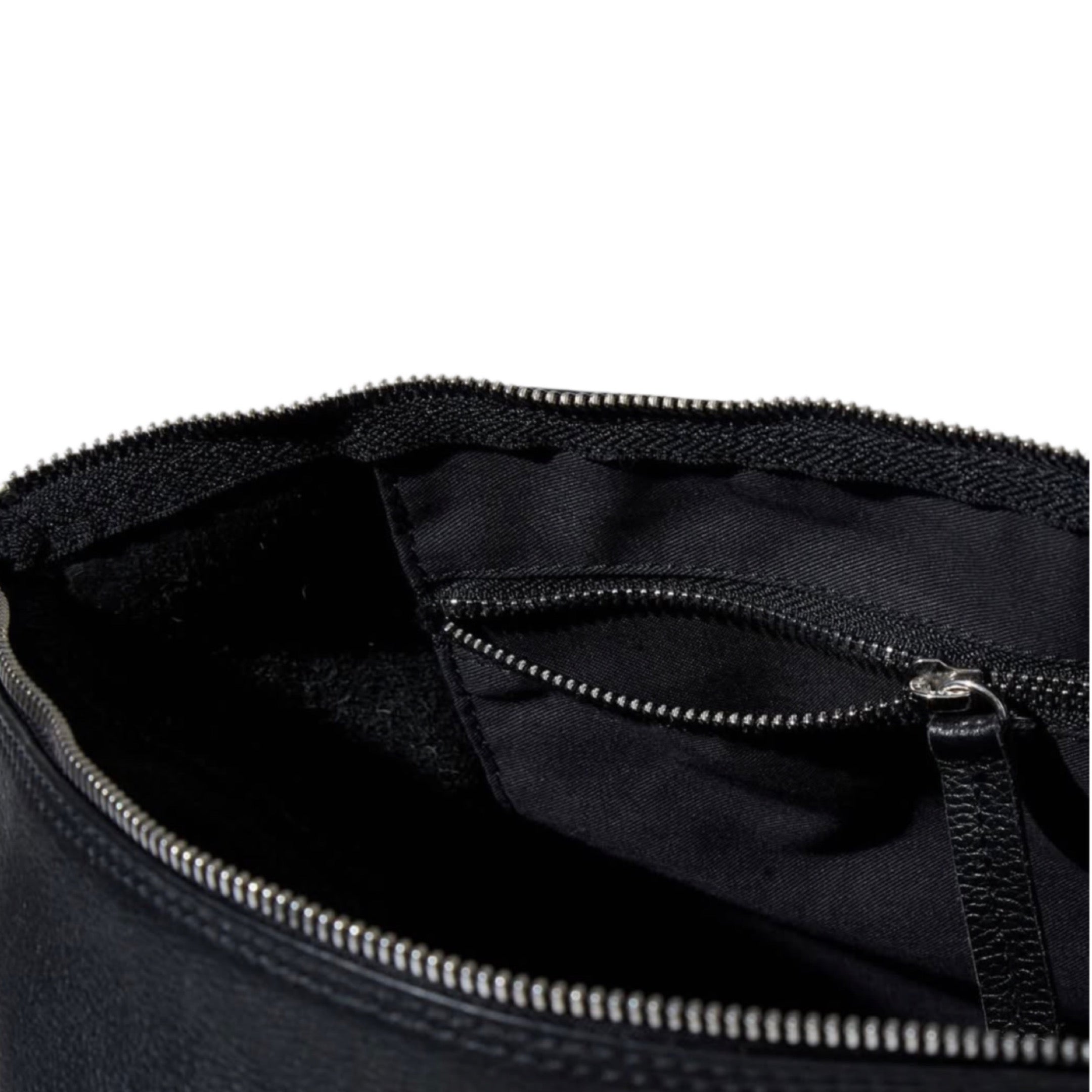 GV Gallery Raspberry Script Leather Shoulder Bag