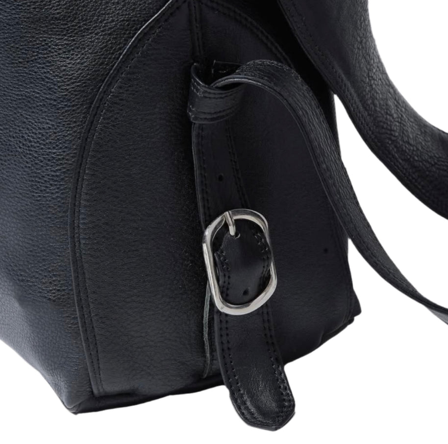 GV Gallery Raspberry Script Leather Shoulder Bag