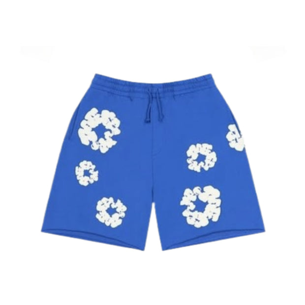 Denim Tears Cotton Wreath Shorts Blue