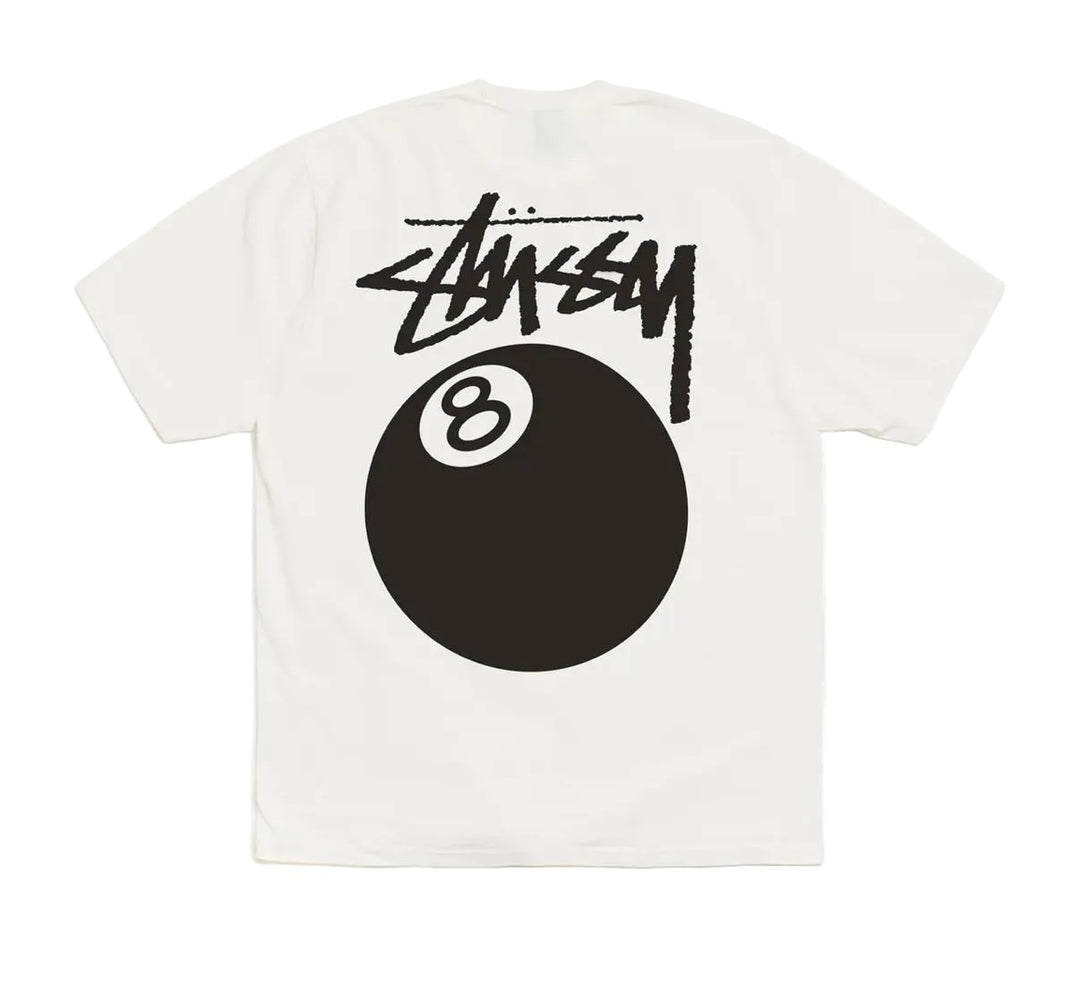 Stussy 8 Ball Tee White