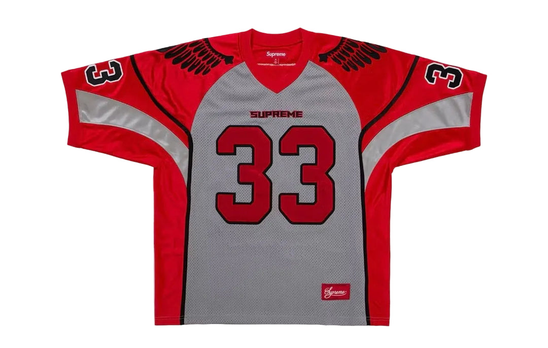 Supreme Wings SS26 Football Jersey Grey