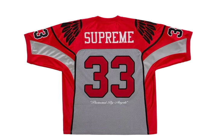 Supreme Wings SS26 Football Jersey Grey