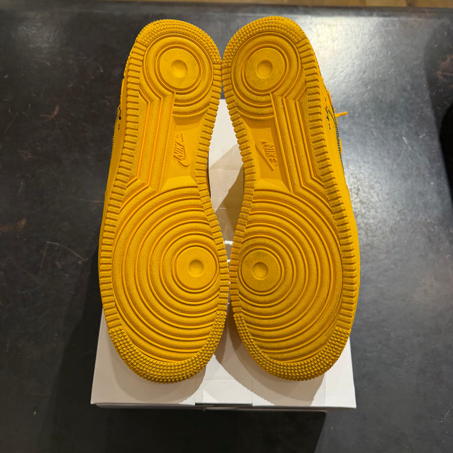 Nike Air Force 1 Low Off-White ICA University Gold (PREOWNED)