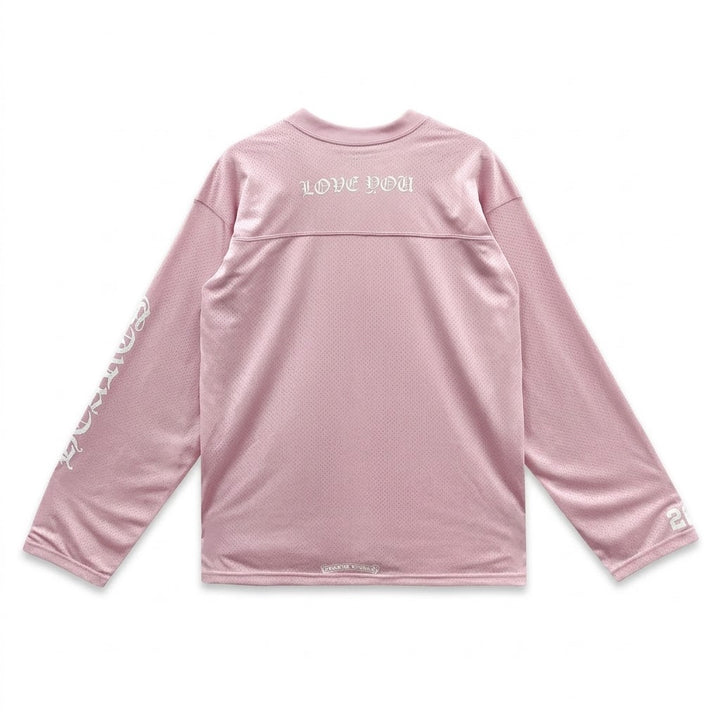 Chrome Hearts Love You Pink Mesh Jersey (Worn x1)