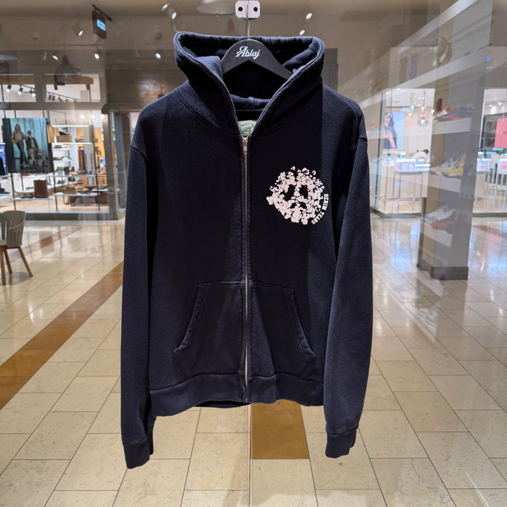 Denim Tears Denim University Zip Hoodie Black/White (PREOWNED)