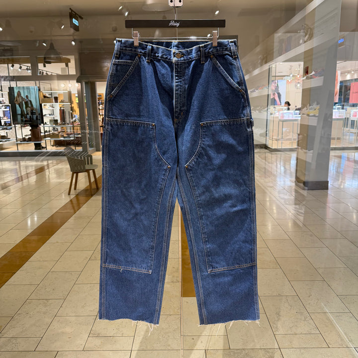Vintage Carhartt Denim Blue Double Knee Carpenter Pants 