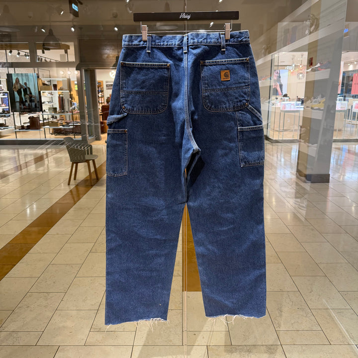 Vintage Carhartt Denim Blue Double Knee Carpenter Pants 