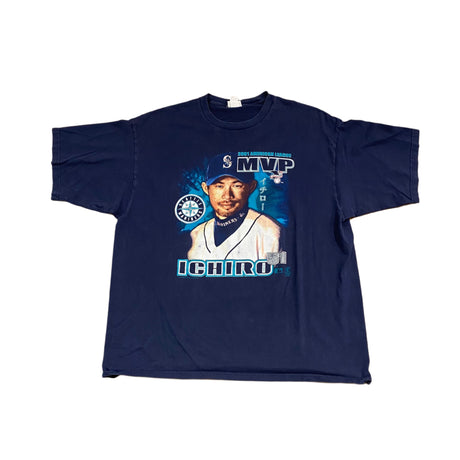 Seattle Mariners 2001 AL MVP Ichiro Suzuki Tee (PREOWNED)