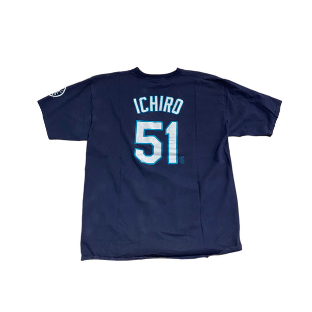 Seattle Mariners Vintage Ichiro Tee Navy (PREOWNED)