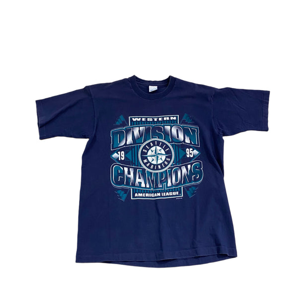 Seattle Mariners Vintage 1995 West Division Champs Tee (PREOWNED)