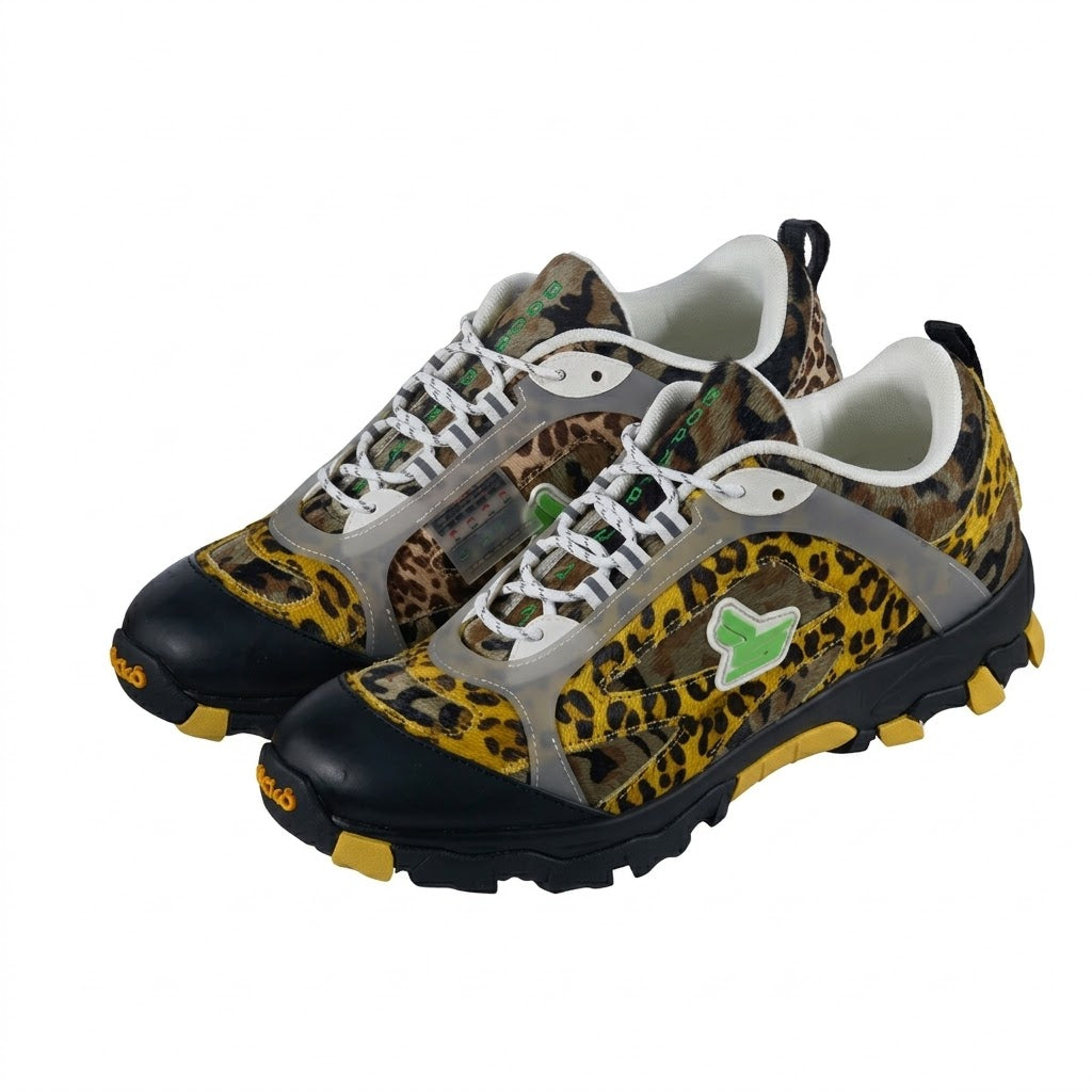 Sicko Hiking Shoes Yellow Leopard