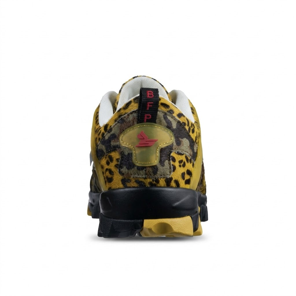Sicko Hiking Shoes Yellow Leopard Flip