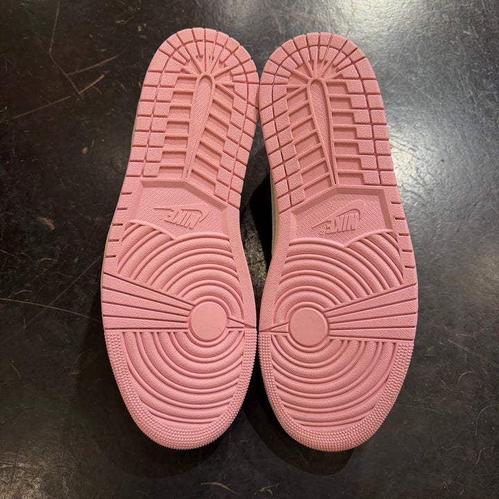 Jordan 1 Retro Low OG SP Travis Scott Shy Pink (NO EXTRA LACES) (PREOWNED)