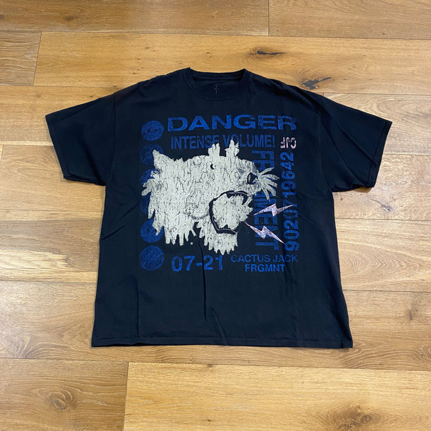 Travis Scott DANGER Black Tee (Preowned)