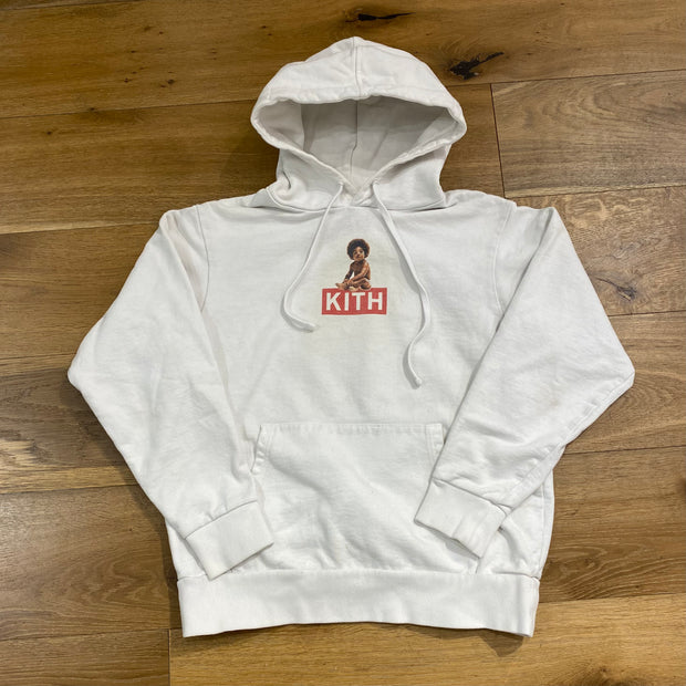 Kith Biggie White Hoodie (Preowned)