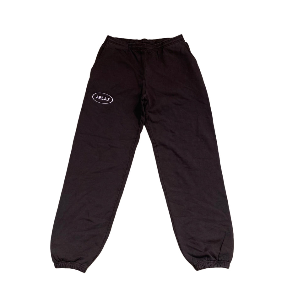 Ablaj Embroidered Sweatpants Brown/Pink