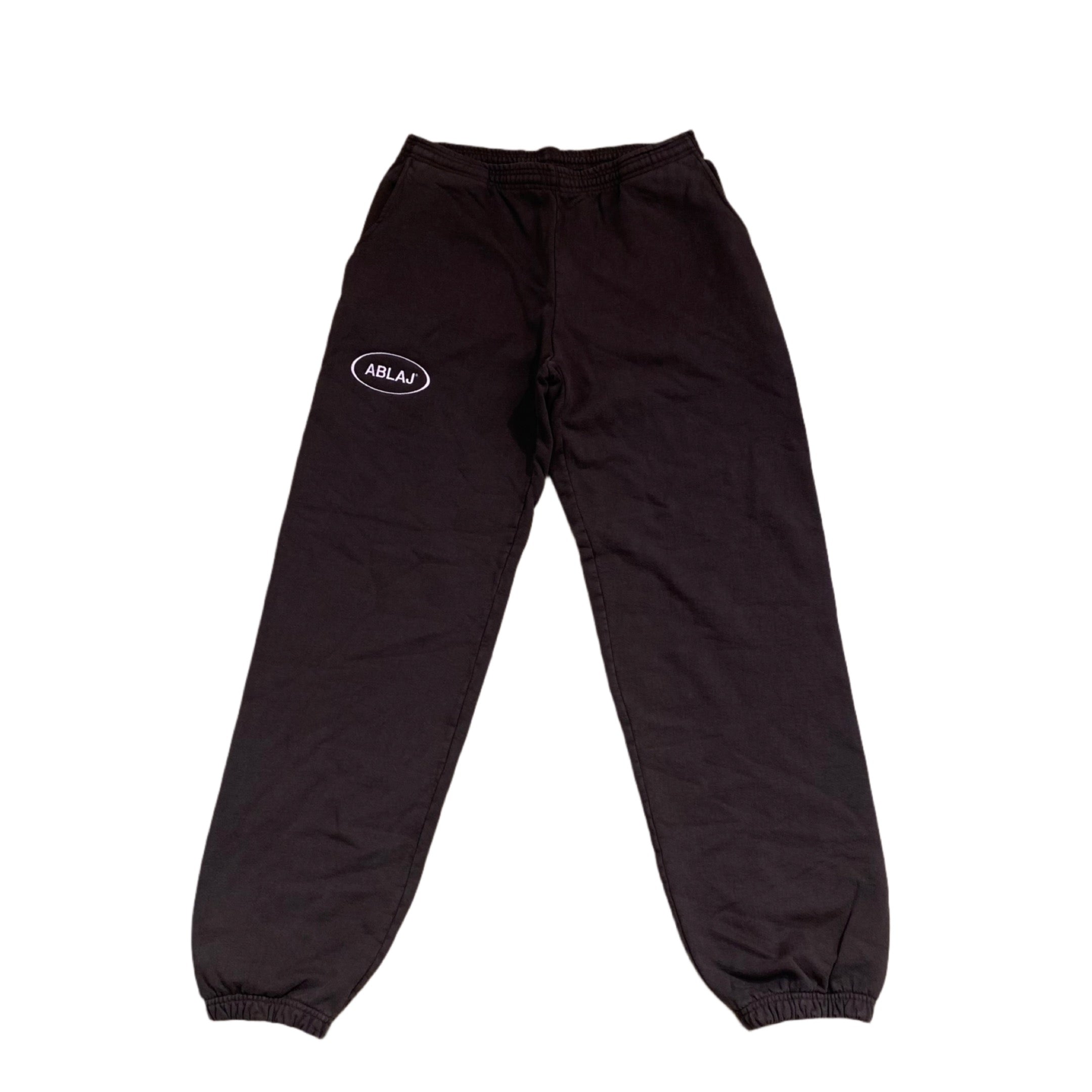Ablaj Embroidered Sweatpants Brown/Pink