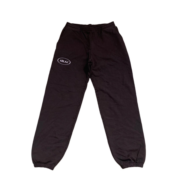 Ablaj Embroidered Sweatpants Brown/Pink