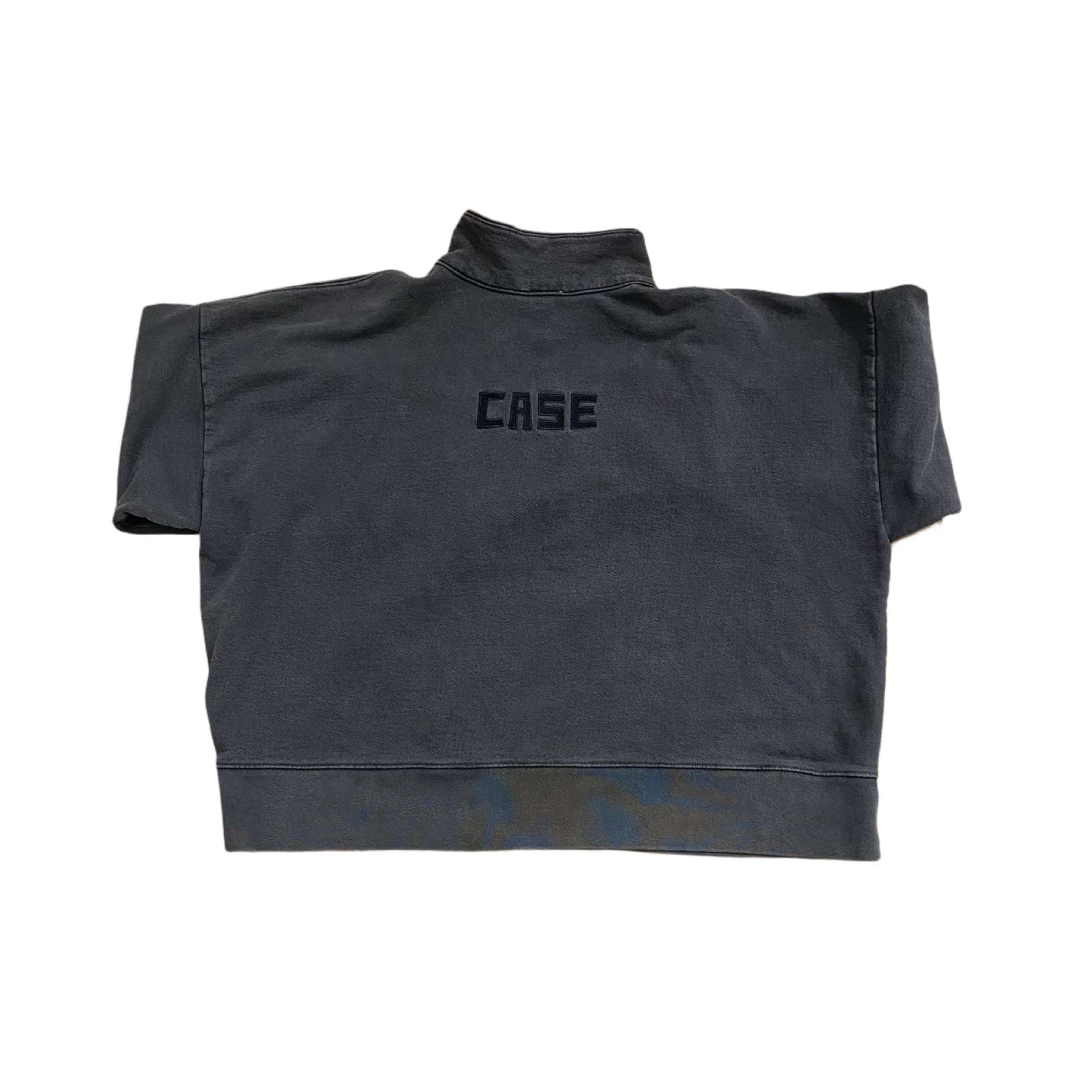 Basketcase Black Spell Out Quarter Zip